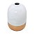 VASO DECORATIVO PORCELANA BRANCO/DOURADO 12x18cm - Imagem 2