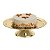 PRATO P/BOLO EM PVD DOURADO ELEGANCE 28,5CM - Imagem 4