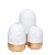 VASO DECORATIVO PORCELANA BRANCO/DOURADO 12x26cm - Imagem 4