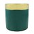 VASO DECORATIVO CERÂMICA VERDE 13x14cm - Imagem 3