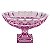 CENTRO DE MESA CRISTAL C/PÉ DIAMANT AMETISTA 32x19cm - Imagem 3