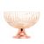 CENTRO DE MESA CRISTAL ÂMBAR C/PÉ AÇO QUEEN ROSE 25cm - Imagem 3