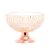 CENTRO DE MESA CRISTAL ÂMBAR C/PÉ AÇO QUEEN ROSE 25cm - Imagem 2