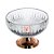 CENTRO DE MESA CRISTAL C/PÉ AÇO QUEEN ROSE 25cm - Imagem 3