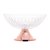 CENTRO DE MESA CRISTAL C/PÉ AÇO QUEEN ROSE 30cm - Imagem 3