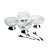 CJ 4 BOWLS VIDRO C/4 COLHERES P/SOBREMESA QUEEN PRATA - Imagem 3