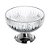 CENTRO DE MESA CRISTAL C/PÉ QUEEN PRATA 25cm - Imagem 1