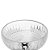 CENTRO DE MESA CRISTAL C/PÉ QUEEN PRATA 25cm - Imagem 4