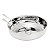 SALADEIRA DE PRATA C/TALHERES RIVIERA 32cm - Imagem 1