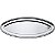TRAVESSA DE PRATA P/PEIXE C/CORDÃO PÉROLA 70X31cm - Imagem 2