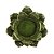 FLOR DECORATIVA CERÂMICA VERDE 16x6cm - Imagem 1
