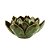 FLOR DECORATIVA CERÂMICA VERDE 16x8cm - Imagem 1