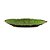 FOLHA DECORATIVA CERÂMICA VERDE 27x12x3cm - Imagem 2