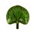 FOLHA DECORATIVA CERÂMICA VERDE 14x4cm - Imagem 4