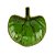 FOLHA DECORATIVA CERÂMICA VERDE 14x4cm - Imagem 3