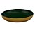 CENTRO DE MESA METAL VERDE 26x3cm - Imagem 1