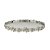 BANDEJA DECORATIVA METAL C/PÉ ESPELHADA 26x3cm - Imagem 2