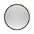 BANDEJA DECORATIVA METAL C/PÉ ESPELHADA 26x3cm - Imagem 4