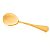 CJ 2PC COLHER E GARFO AÇO INOX P/SALADA AVALON DOURADO - Imagem 1