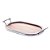 BANDEJA MADEIRA C/ALÇA OVAL 37x20x5cm - Imagem 1