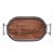BANDEJA MADEIRA C/ALÇA OVAL 37x20x5cm - Imagem 3