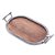 BANDEJA MADEIRA C/ALÇA OVAL 37x20x5cm - Imagem 2