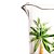 JARRA CRISTAL PALM TREE HANDPAINT 1,2l - Imagem 3
