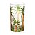 CJ 6 COPOS ALTOS CRISTAL PALM TREE HANDPAINT 360ml - Imagem 1