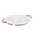PETISQUEIRA PORCELANA C/5 DIVISÓRIAS BRANCA 43x36x5cm - Imagem 2