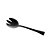 CJ 2PC COLHER E GARFO AÇO INOX P/SALADA BERNA PRETO - Imagem 3