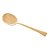 CJ 2PC COLHER E GARFO AÇO INOX P/SALADA BERNA DOURADO - Imagem 4