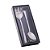 CJ 2PC COLHER E GARFO AÇO INOX P/SALADA BERNA - Imagem 2