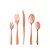 FAQUEIRO 30PC AÇO INOX DAVOS ROSE FOSCO - Imagem 1