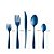 FAQUEIRO 30PC AÇO INOX DAVOS AZUL FOSCO - Imagem 4