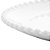 CJ 6 PRATOS RASOS PORCELANA BEADS BRANCO 28cm - Imagem 3