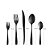 FAQUEIRO 30PC AÇO INOX DAVOS PRETO FOSCO - Imagem 4
