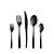 FAQUEIRO 30PC AÇO INOX DAVOS PRETO FOSCO - Imagem 1