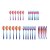 FAQUEIRO 30PC AÇO INOX DAVOS RAINBOW FOSCO - Imagem 2