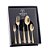 FAQUEIRO 30PC AÇO INOX DAVOS CHAMPANHE FOSCO - Imagem 3