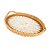 BANDEJA DECORATIVA MADREPÉROLA BRANCA 37x25x6cm - Imagem 1