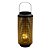 LANTERNA METAL C/LED PALHA 16x35cm - Imagem 2
