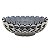 CENTRO DE MESA CRISTAL ANGEL CINZA ESCURO 29x13x11cm - Imagem 1