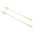 CJ 2 COLHERES AÇO INOX BAILARINA OXFORD CHAMPANHE 30cm - Imagem 2