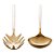 CJ 2PC AÇO INOX P/MASSA TURIM DOURADO/ROSE - Imagem 4