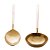 CJ 2PC AÇO INOX P/SERVIR TURIM DOURADO/ROSE - Imagem 4