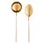 CJ 2PC AÇO INOX P/SERVIR TURIM DOURADO/ROSE - Imagem 1