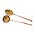 CJ 2PC AÇO INOX P/SERVIR TURIM DOURADO/ROSE - Imagem 2
