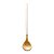 COLHER AÇO INOX BAILARINA TURIM DOURADO/ROSE 30cm - Imagem 3
