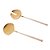 CJ 2PC AÇO INOX P/SALADA TURIM DOURADO/ROSE - Imagem 2
