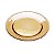SOUSPLAT CRISTAL PEARL ÂMBAR 32x3cm - Imagem 1
